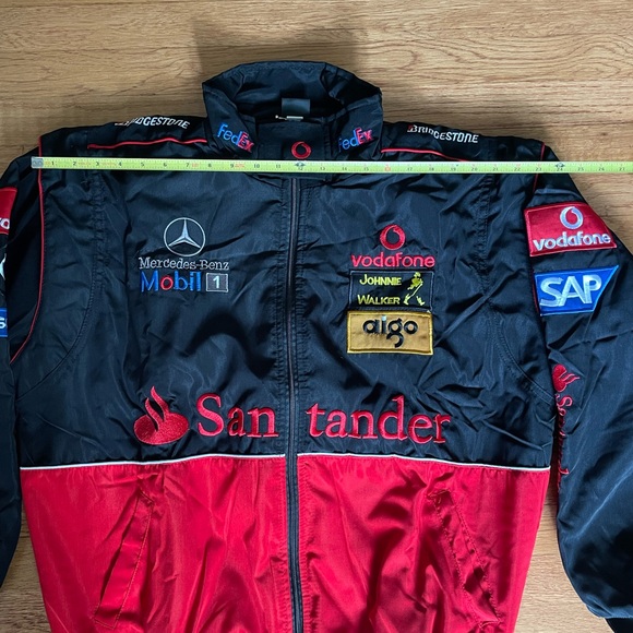 Formula 1 McLaren Racing Jacket Men’s F1 Embroidered Retro Y2k Unisex - Picture 8 of 9